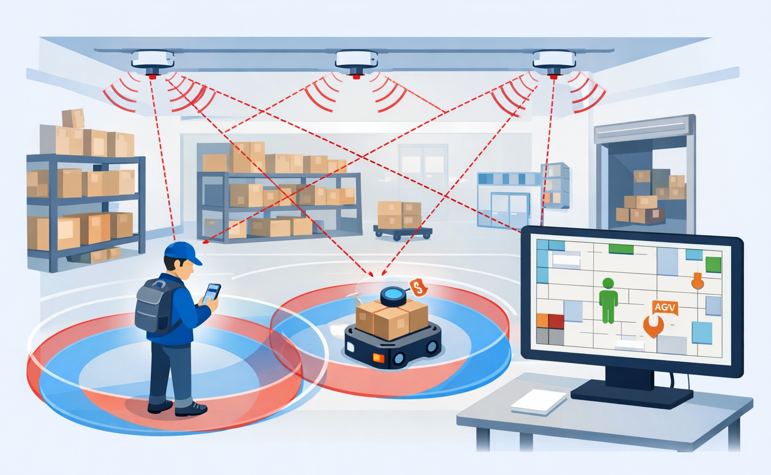 UWB測位イメージ